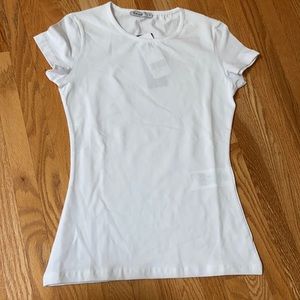 Kikiriki White Short Sleeve Top Size S